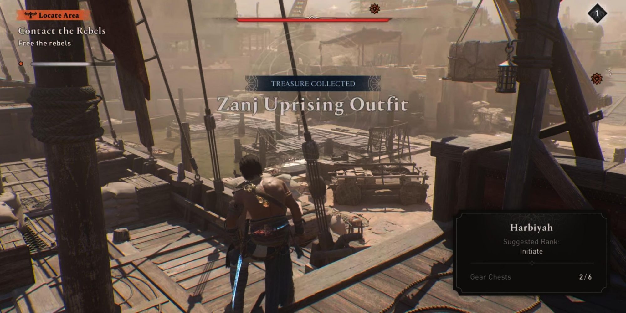 Assassin's Creed Mirage Zanj Uprising Outfit