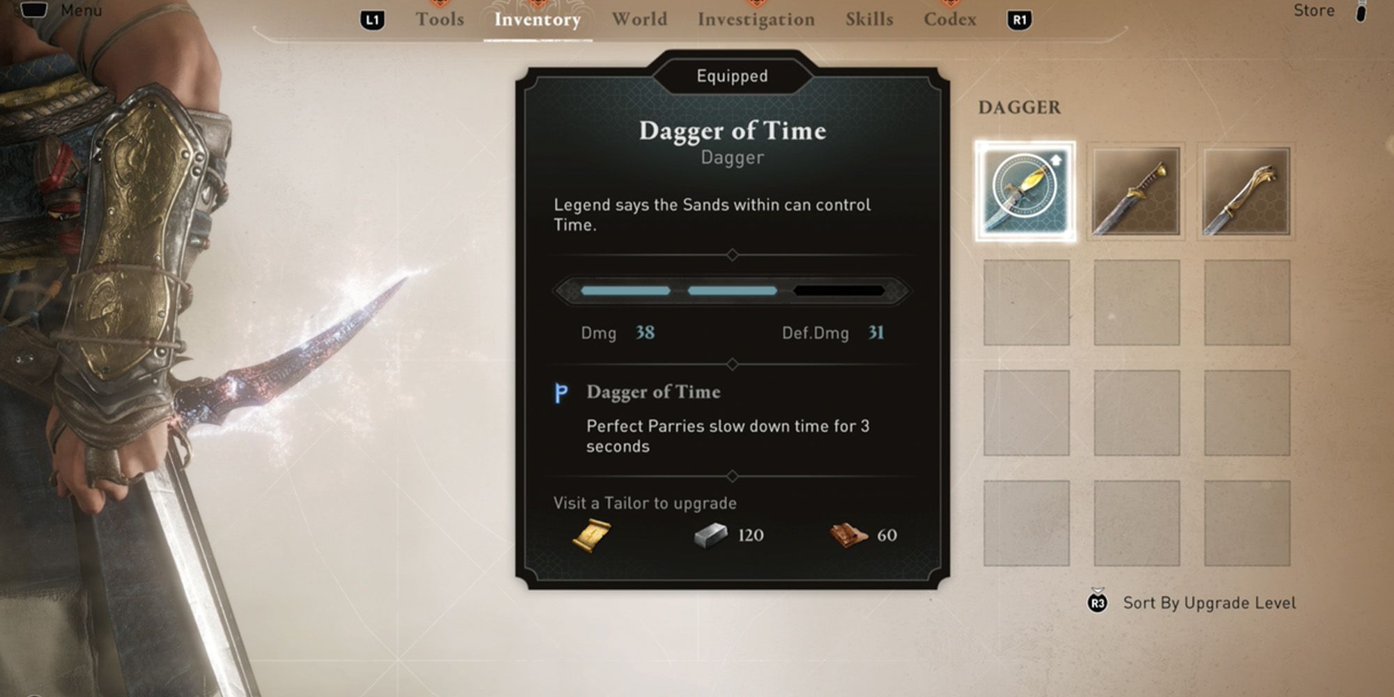 Assassins Creed Mirage Best Weapons Dagger of Time