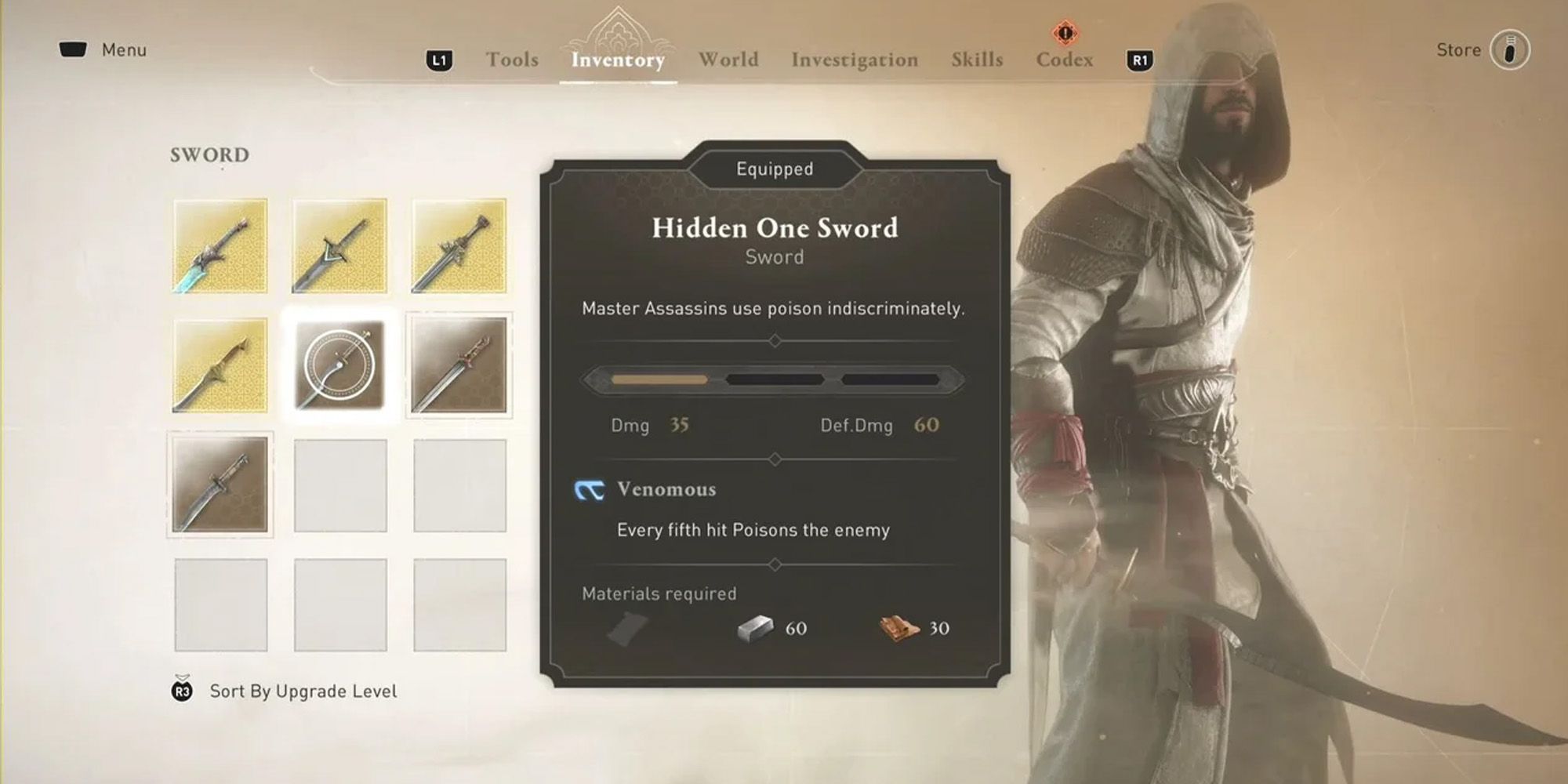 Assassins Creed Mirage Best Weapons Hidden One Sword