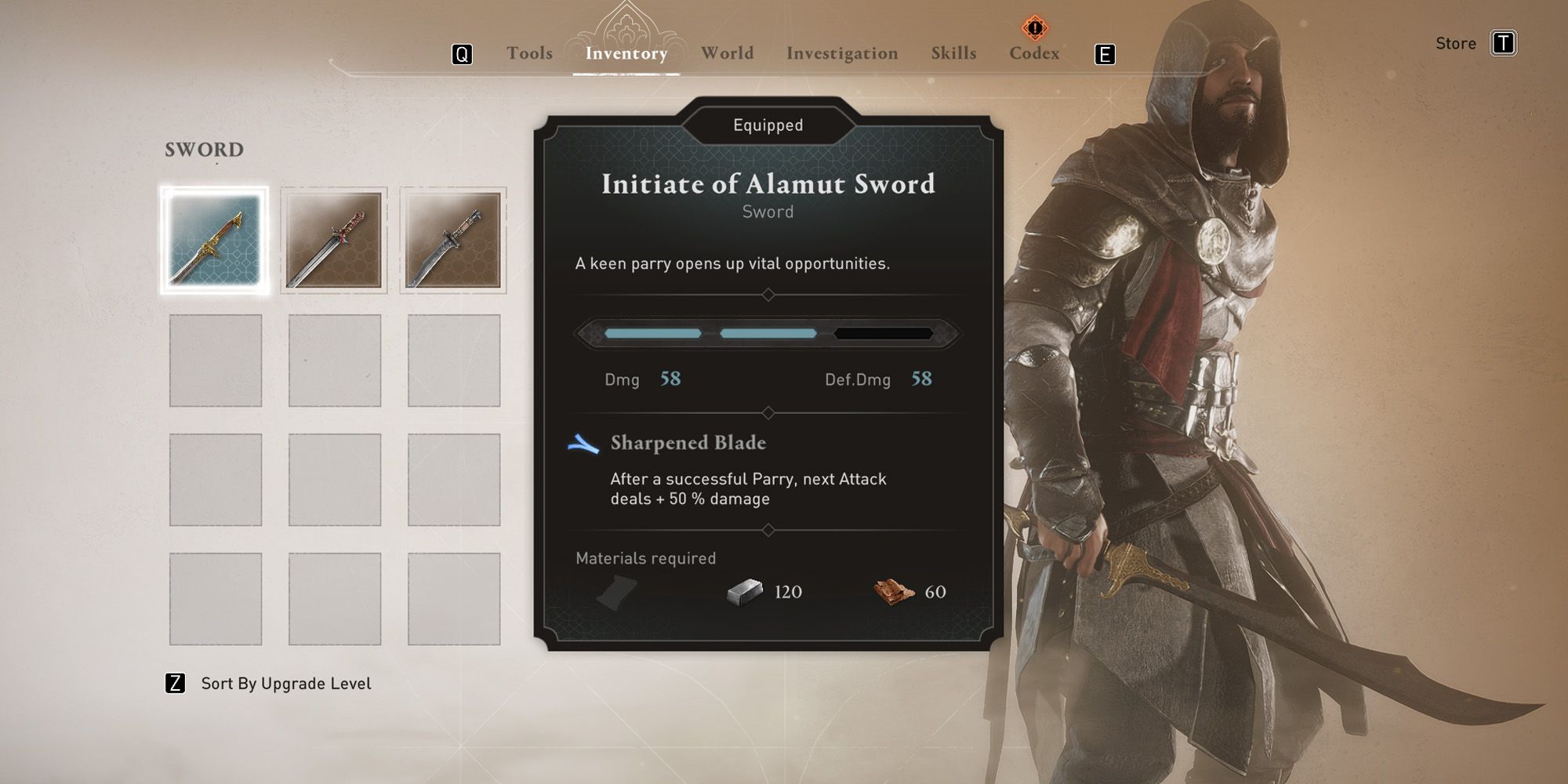 Assassins Creed Mirage Best Weapons Initiate of Alamut Sword