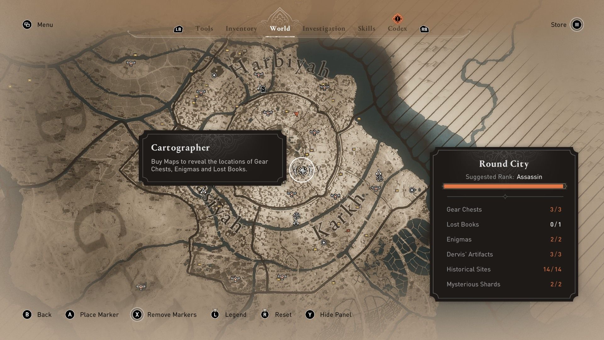 assassins creed mirage cartographer design