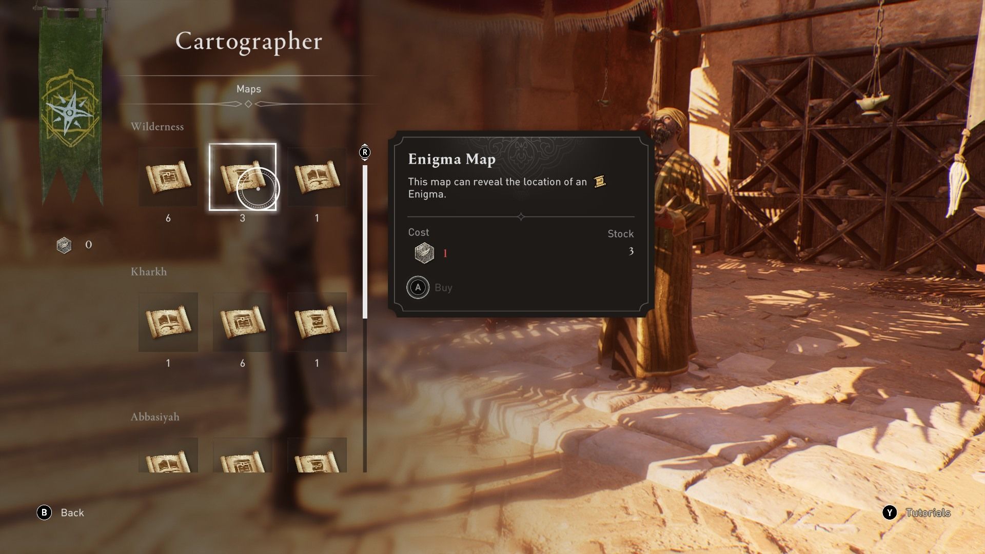 assassins creed mirage cartographer wares