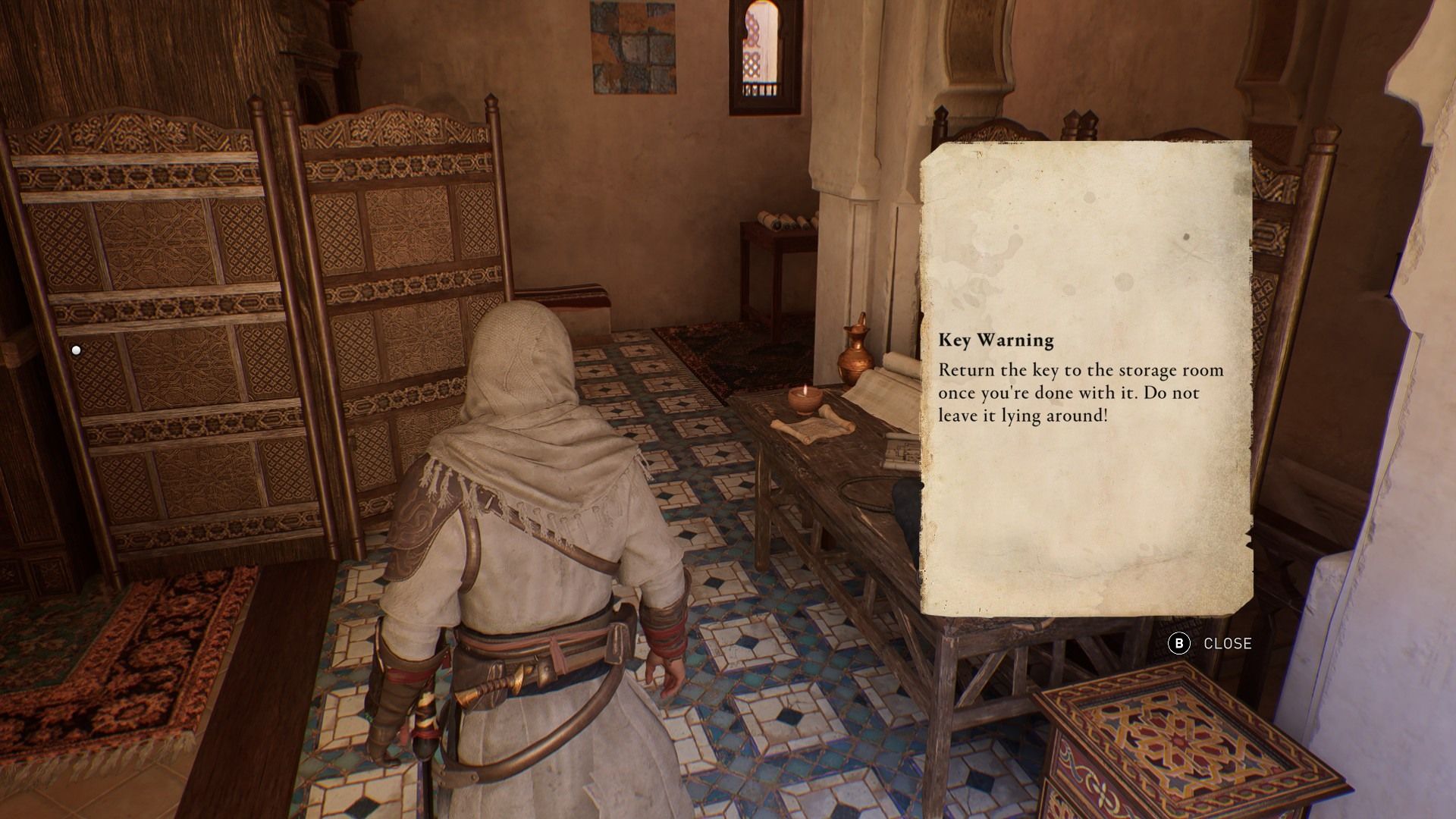 assassins creed mirage scholars estate notice