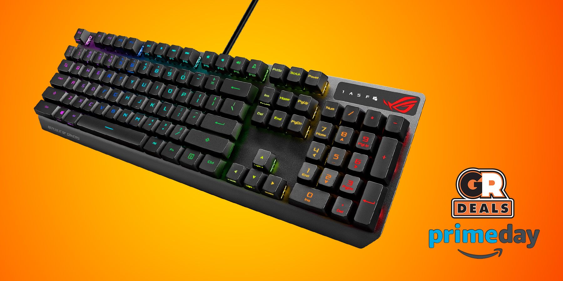 Don't Miss Your Chance to Get the Asus ROG Strix Scope RX Gaming Keyboard  at 31% Prime Day Discount