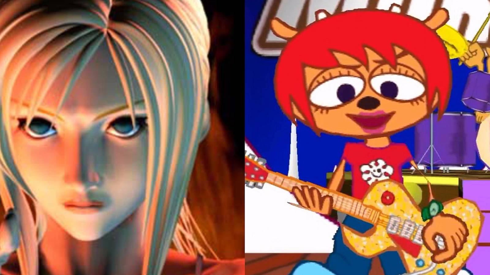 Aya brea and lammy split image