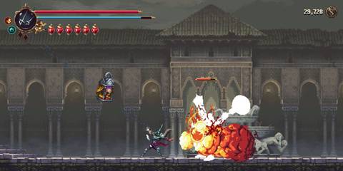 The Penitent One casting Serrana of the Kindled Hearth Quick Verse