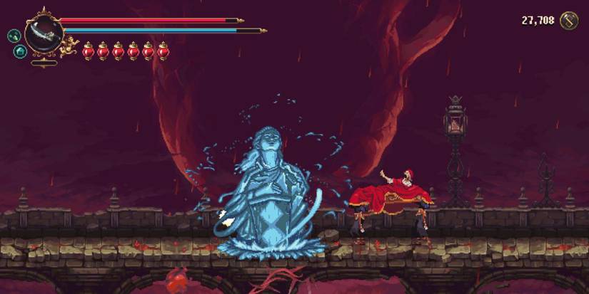 The Penitent One executing the Mirabras of the Return to Port