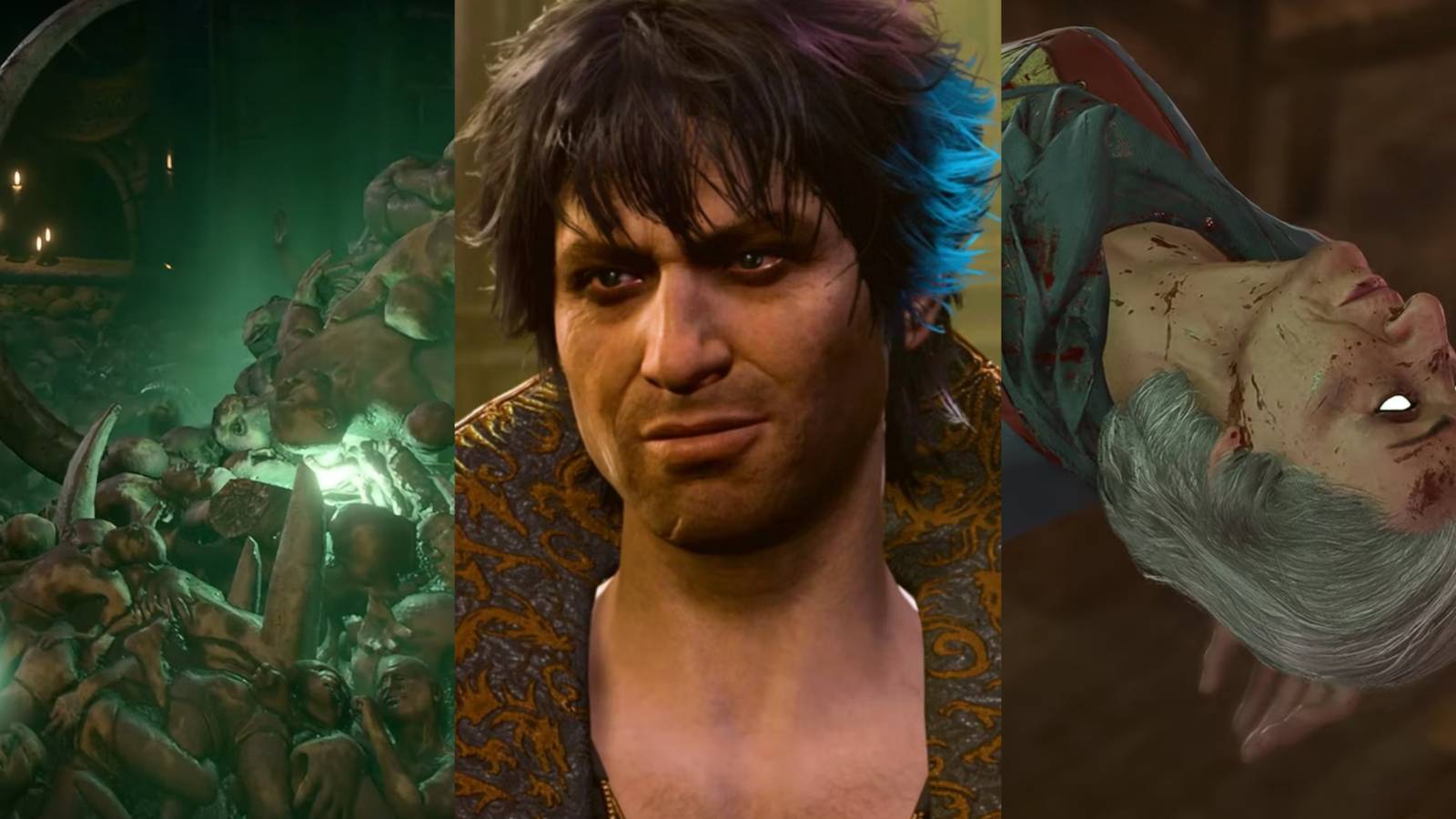 Baldur's Gate 3, 'Speak With Dead' On Bed Of Corpses, Gortash, 'Speak With Dead' On Ffion