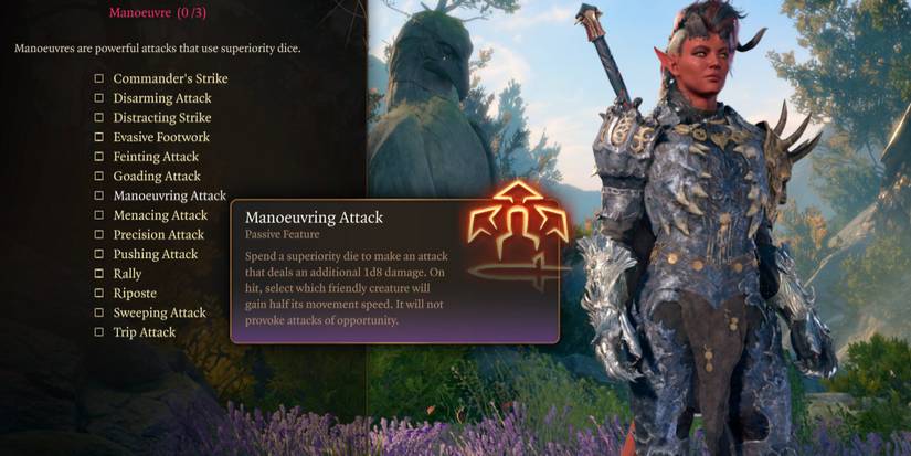 Baldur's Gate 3 Best Fighter Battle Maneuvers Maneuvering Attack