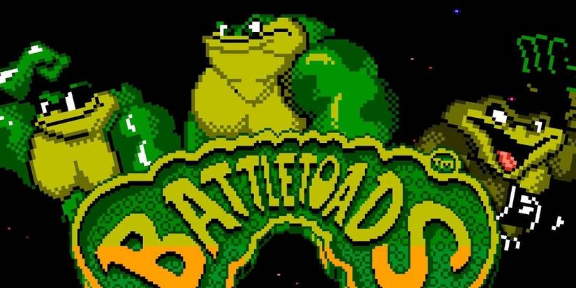 screenshot of the NES game Battletoads