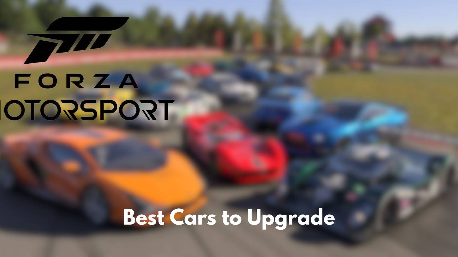 best cars to upgrade forza motorsport