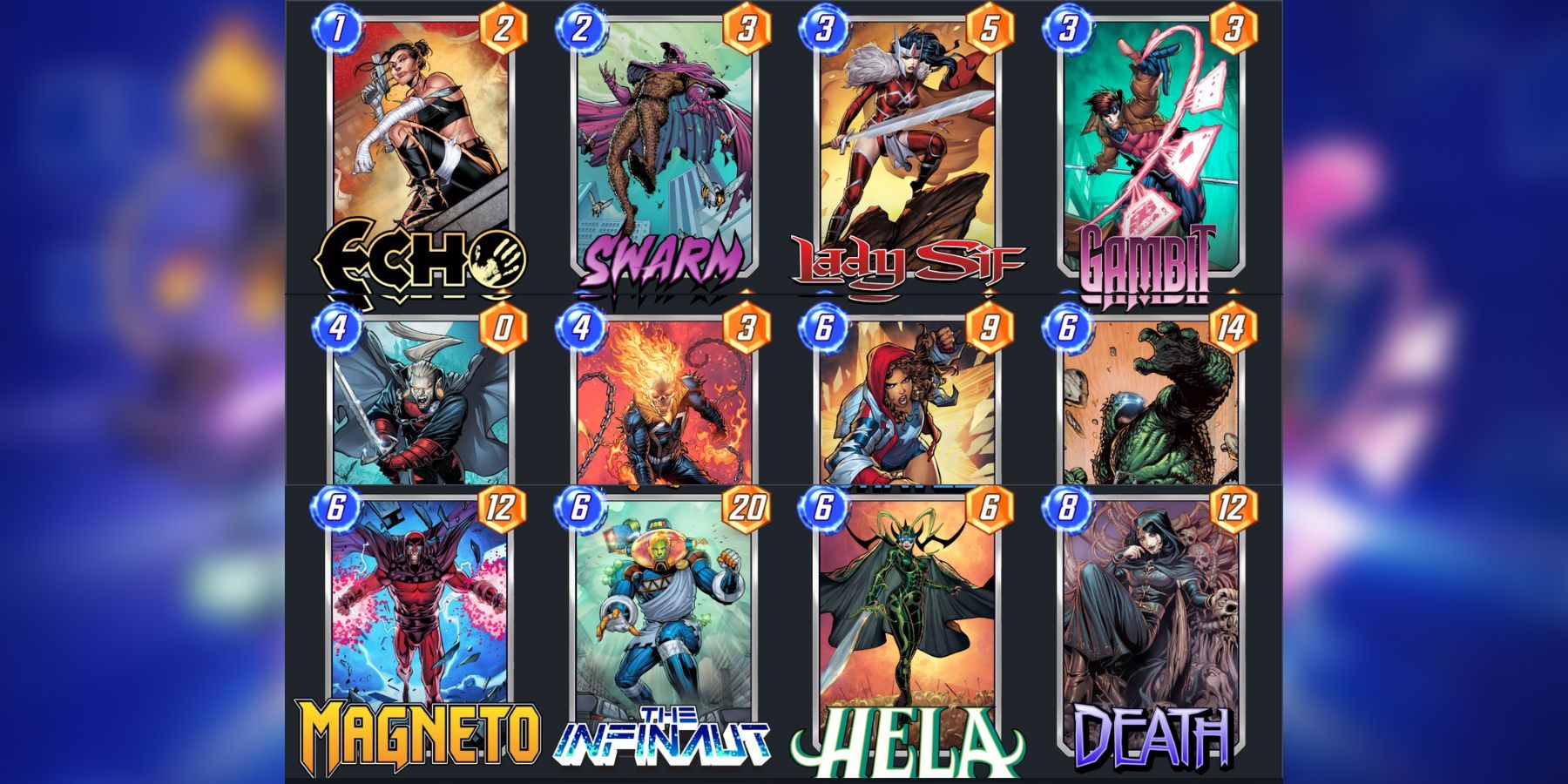 image showing the best deck for echo in marvel snap.