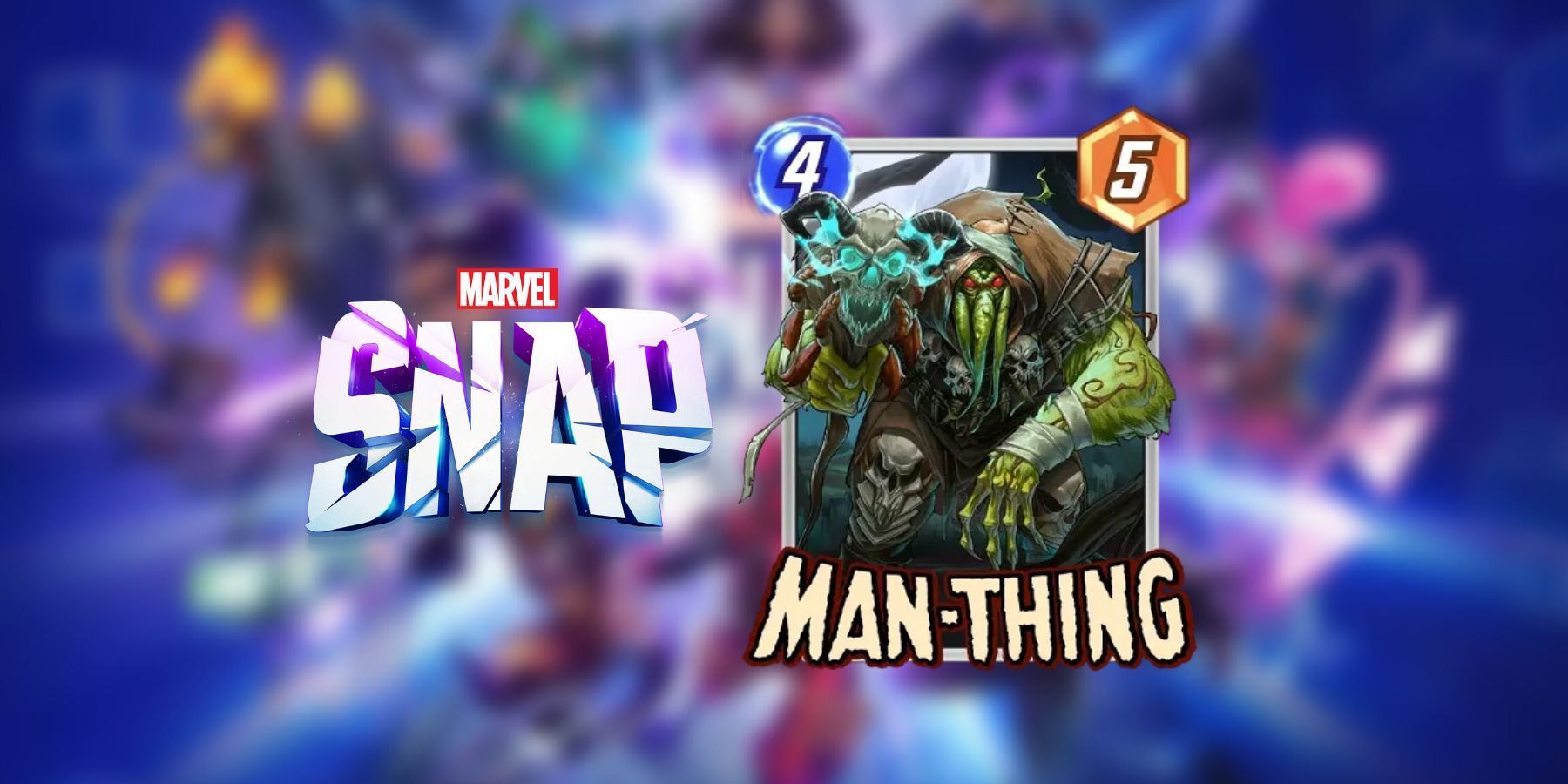 image showing a man-thing variant in marvel snap.
