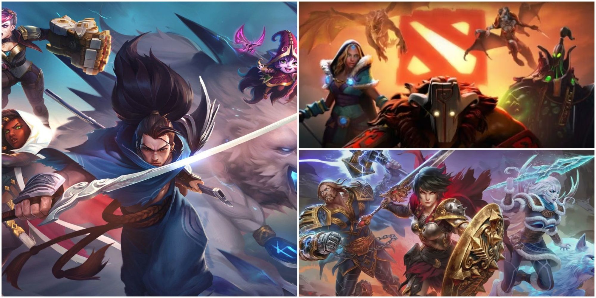 Best MOBAs Of All Time, League of Legends, Dota 2, and Smite