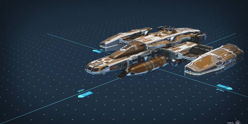 image showing the star eagle ship in the ship builder menu. 