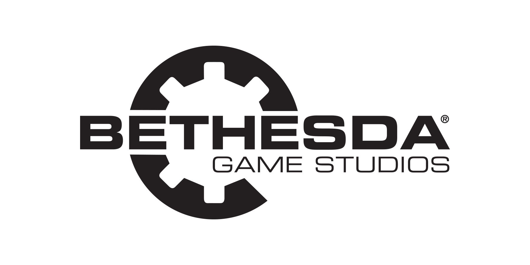 Bethesda Game Studios BGS logo on white background