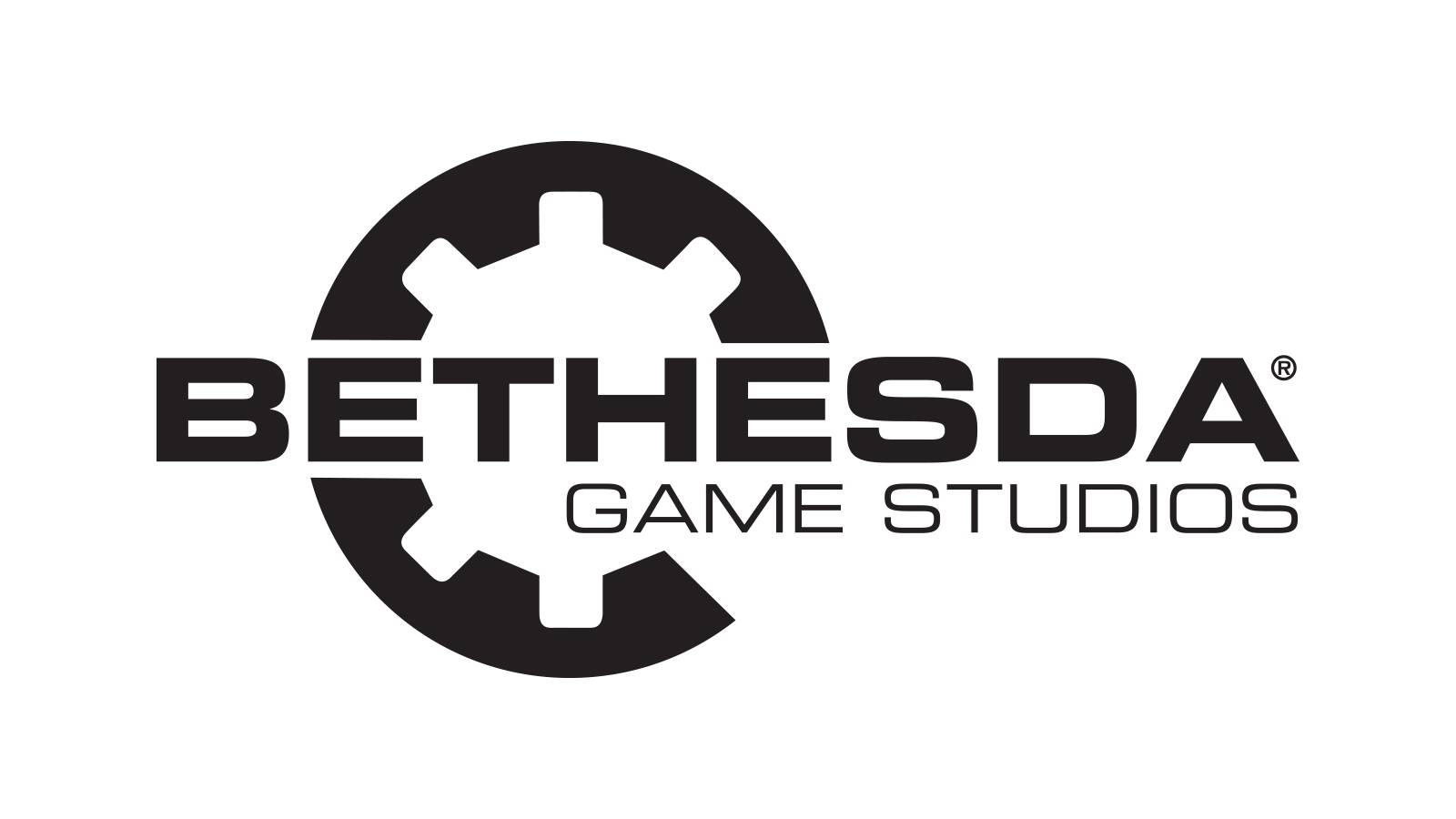 Bethesda Game Studios BGS logo on white background