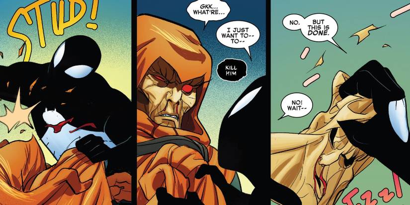 black suit spider-man vs hobgoblin