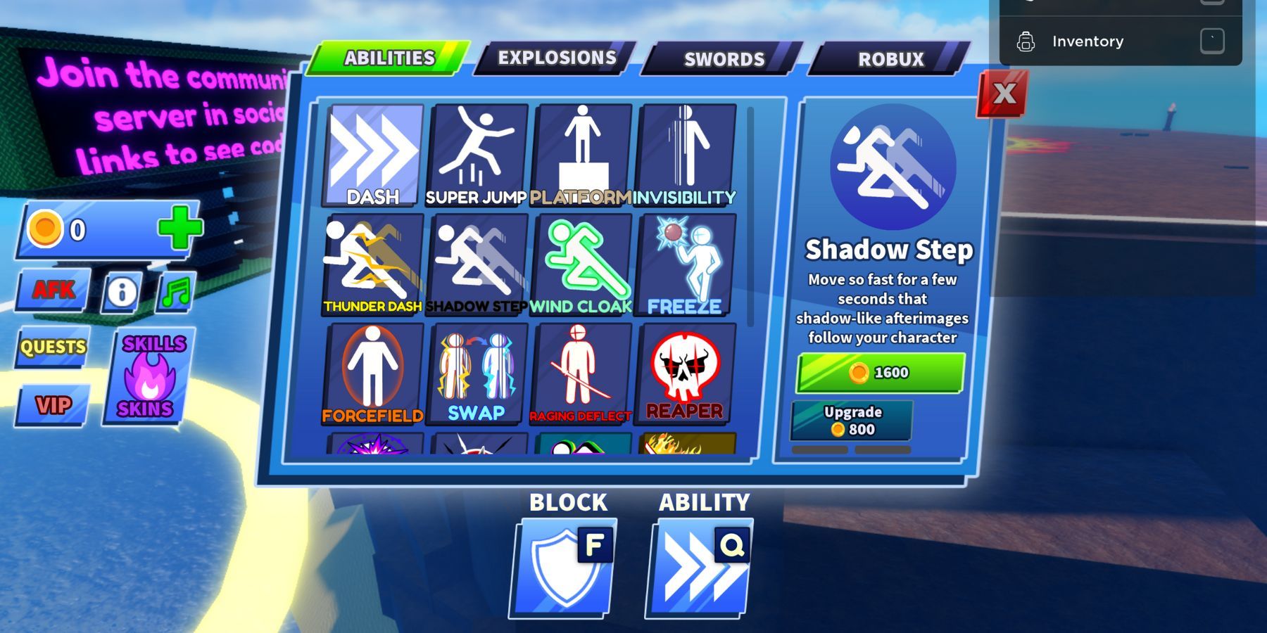 Blade Ball: Shadow Step Guide