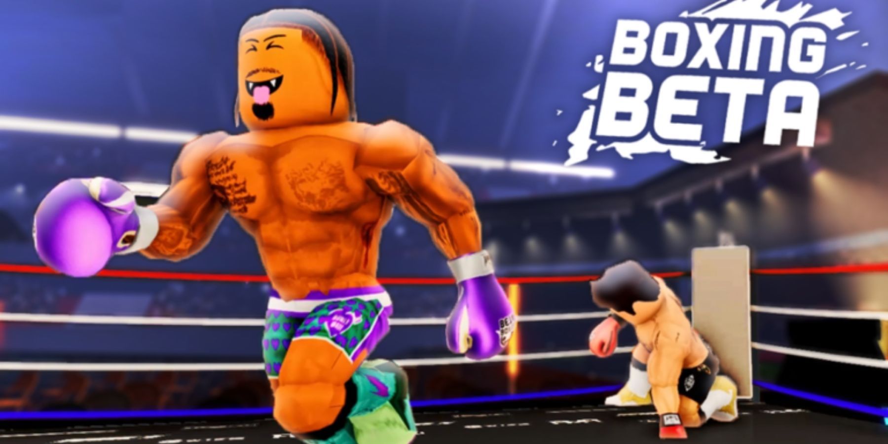 Roblox Boxing Beta: two players