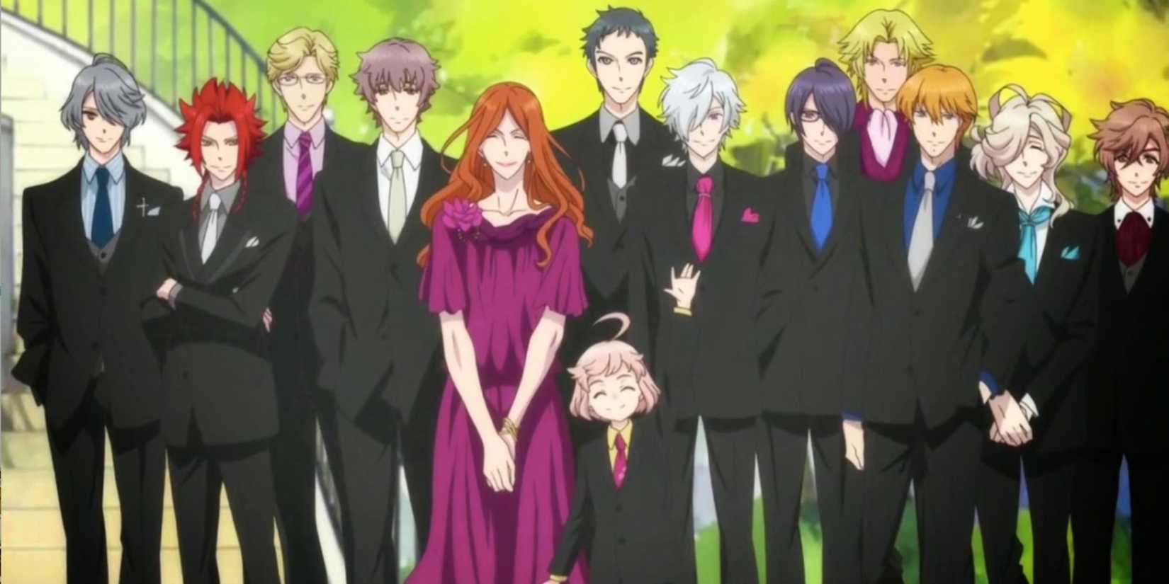 a group of characters standing together in brothers conflict
