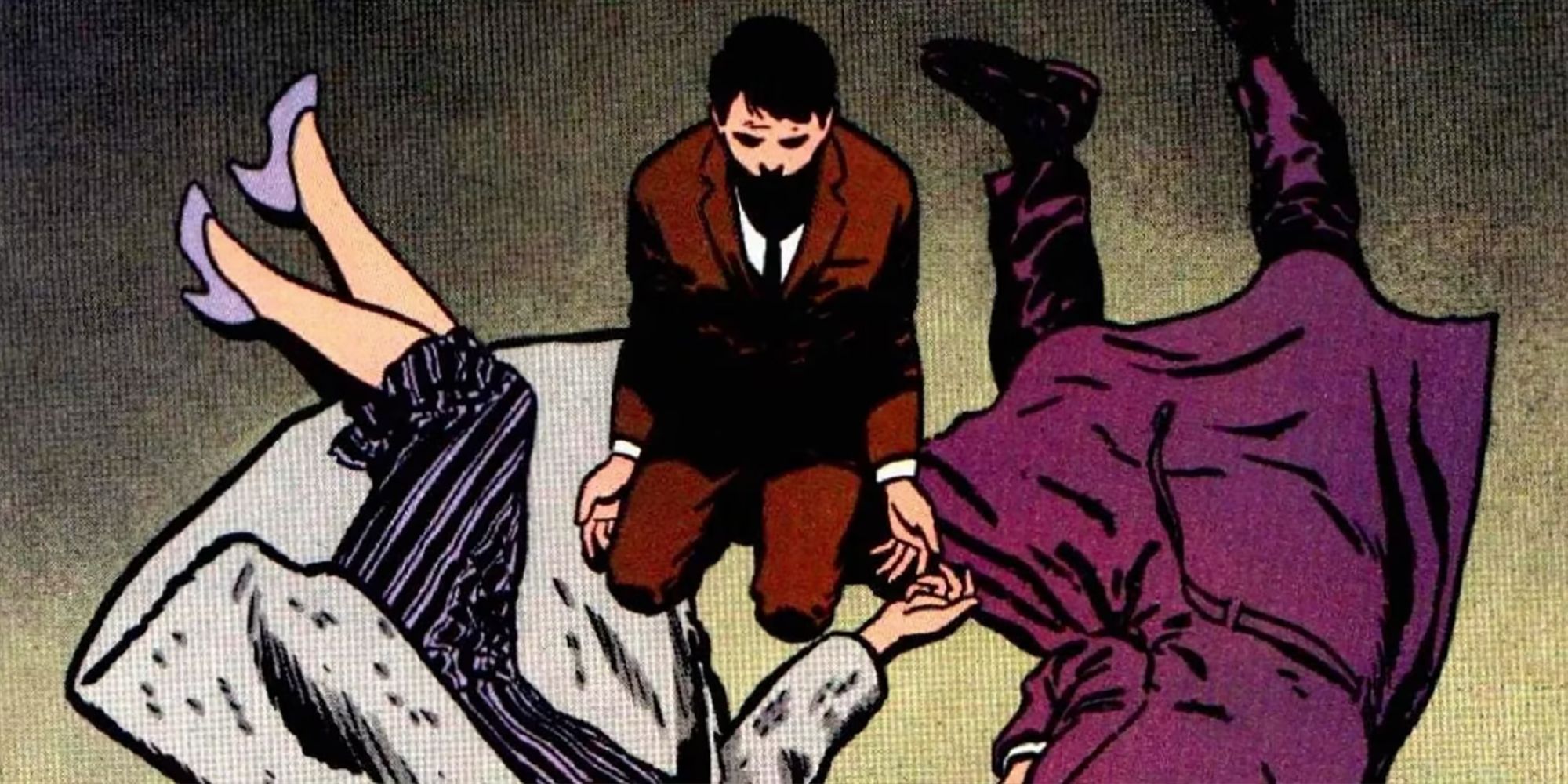 Bruce Wayne With His Dead Parents