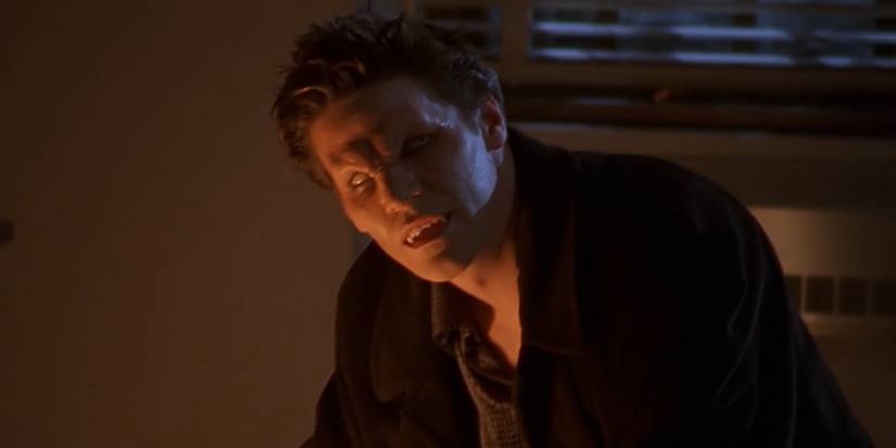 The evil vampire Angelus in The Buffy the Vampire Slayer episode "Passion".
