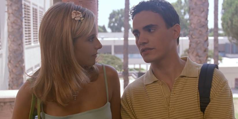 Buffy Summers and Scott Hope in Buffy the Vampire Slayer.