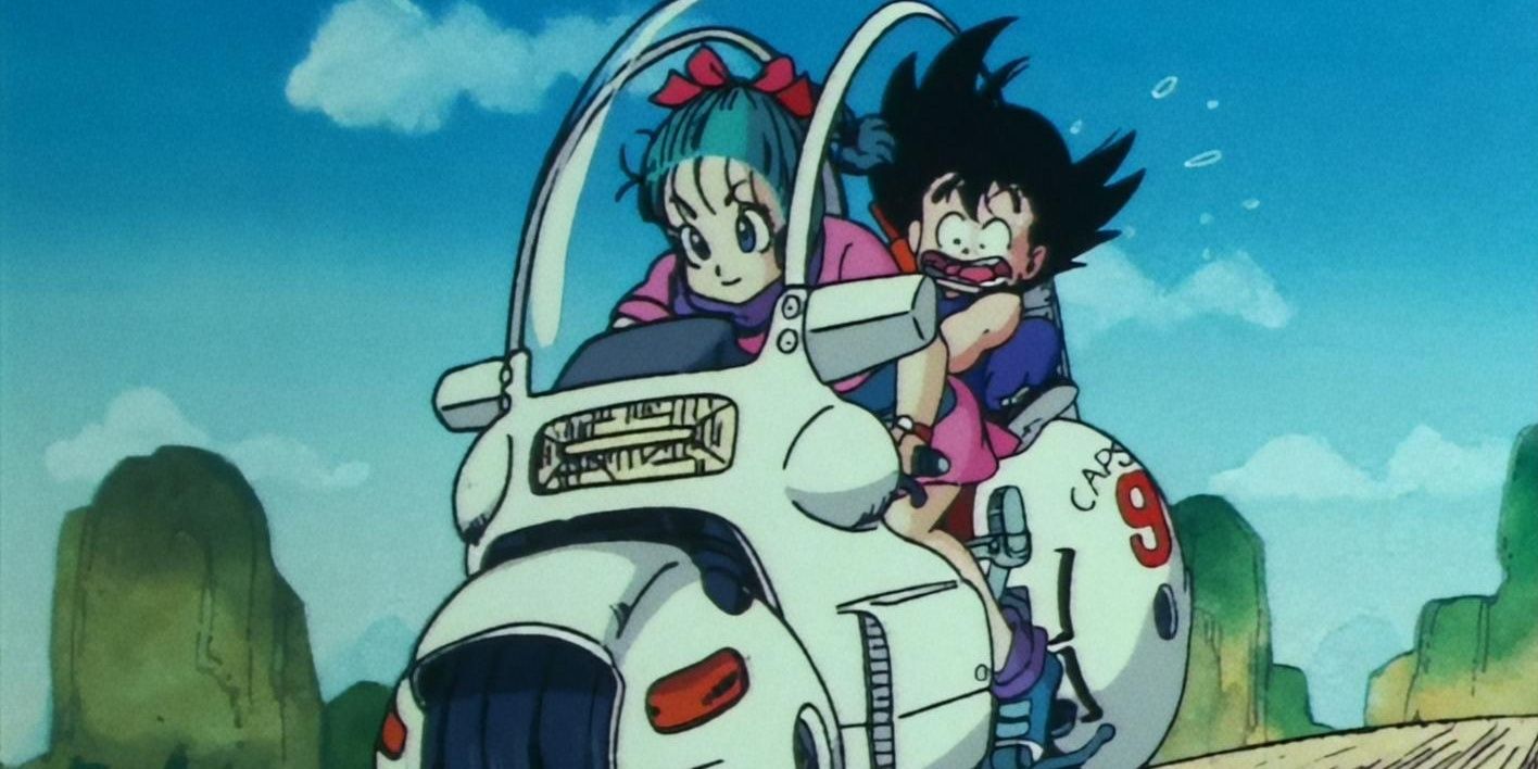 Bulma and Goku in Dragon Ball