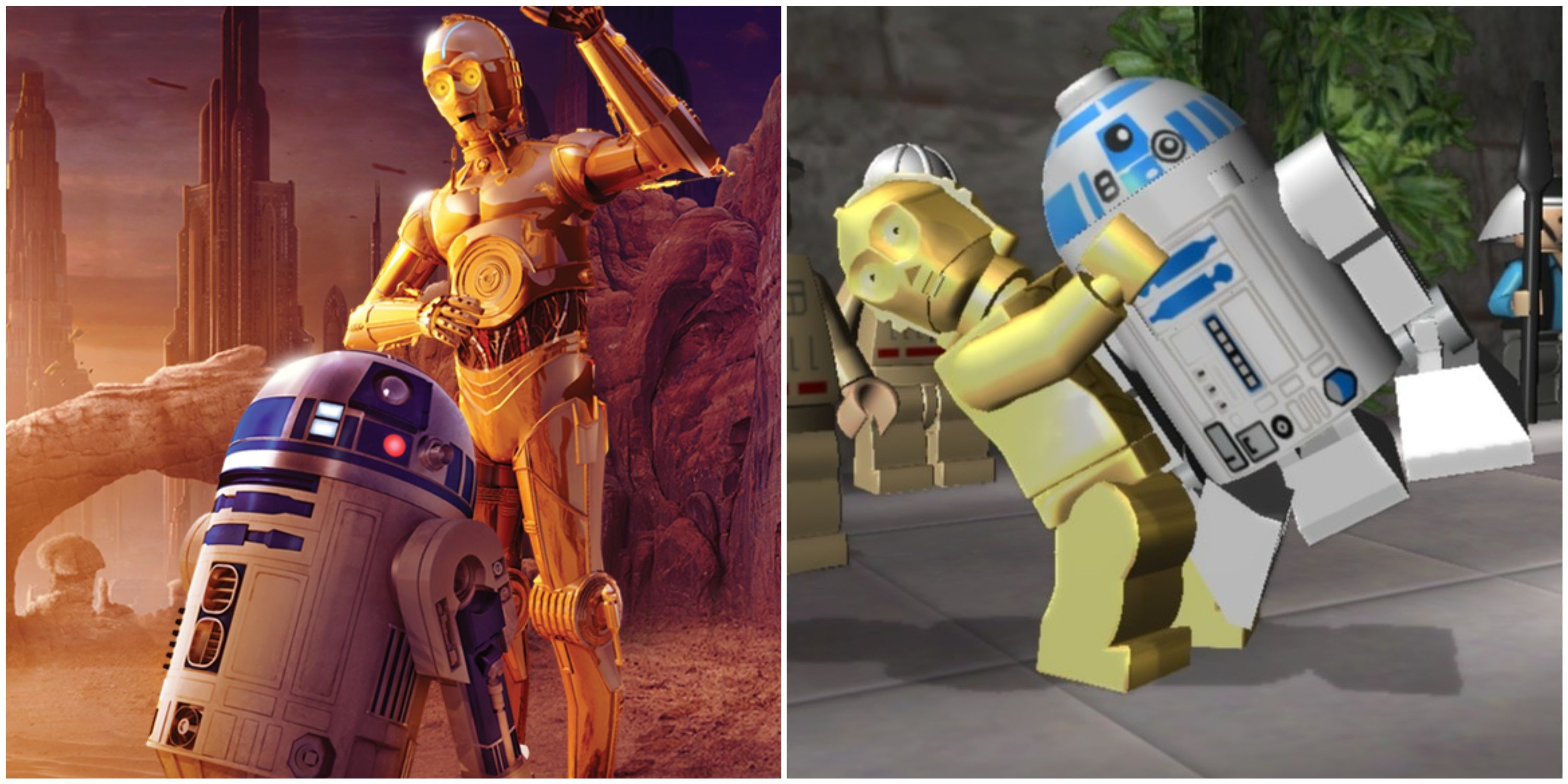 C-3PO & R2-D2 in Kinect Star Wars and Lego Star Wars: The Original Trilogy