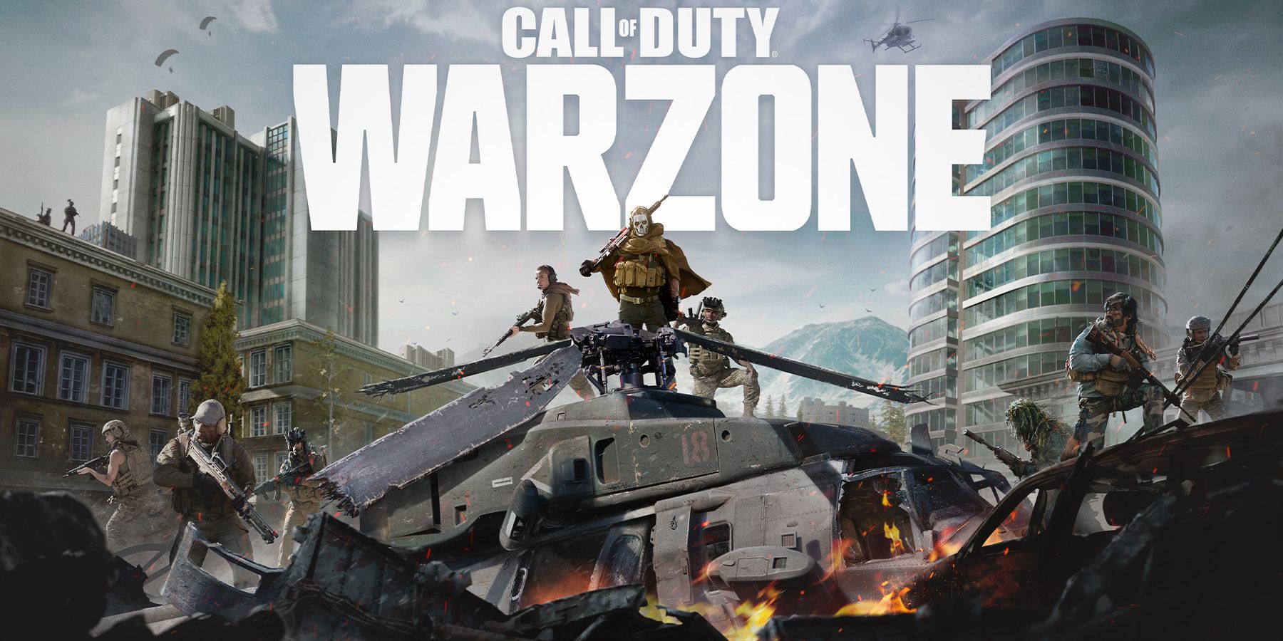 Call of Duty Warzone crashed helicopter promo
