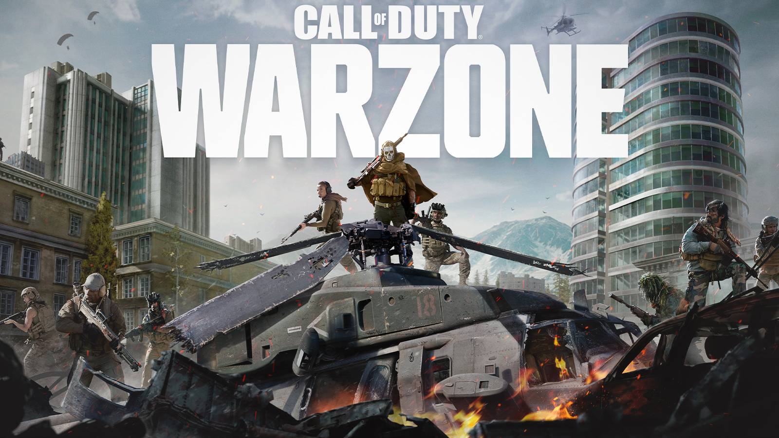 Call of Duty Warzone crashed helicopter promo