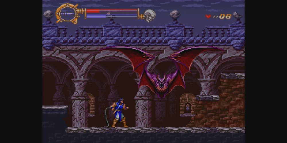 Gameplay screenshot from Castlevania Dracula X 