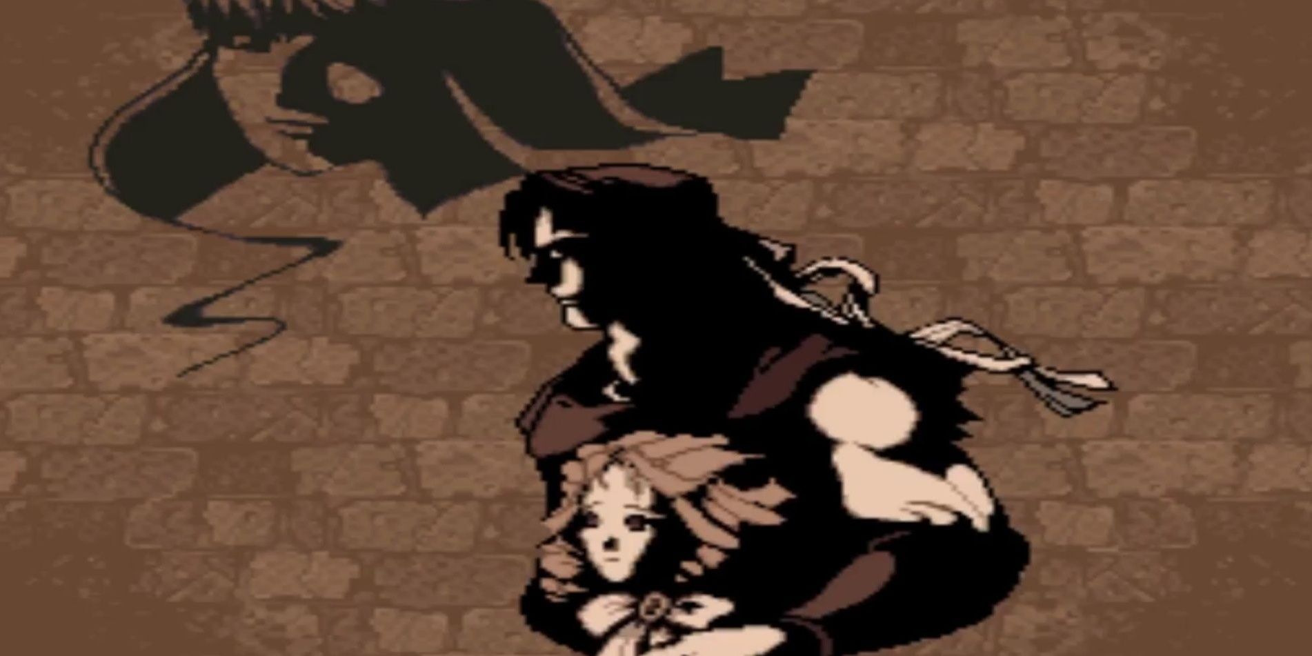 Graffiti on a wall in Castlevania: Dracula X