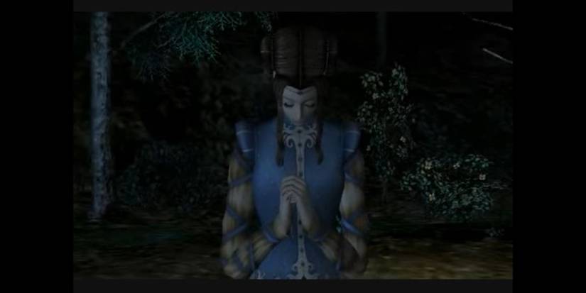 Sara Trantoul pleading with Leon to end her life for the greater good