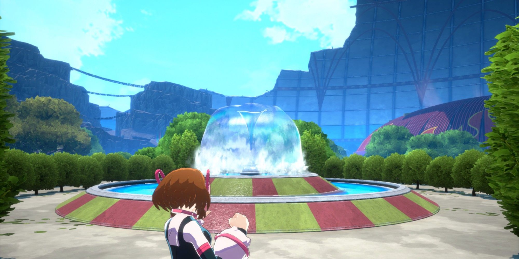 Ochaco in central plaza