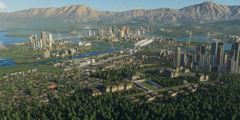 image showing a city in cities skylines 2.