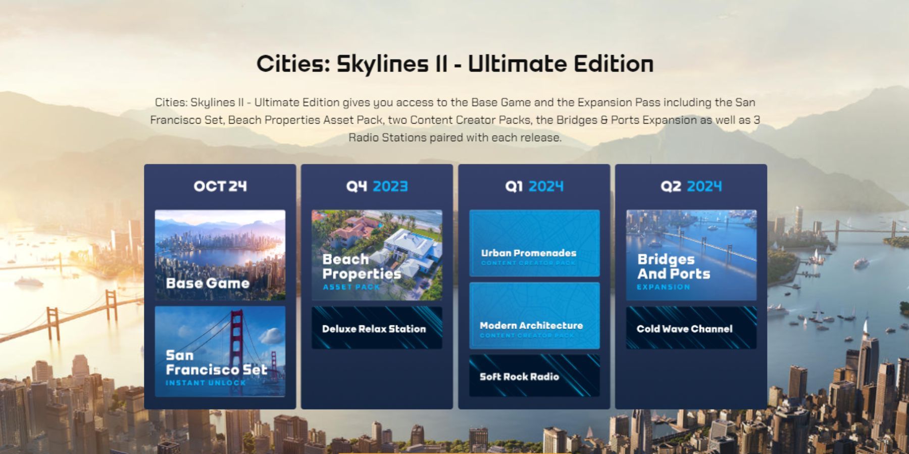 Cities: Skylines 2 Has A Release Date