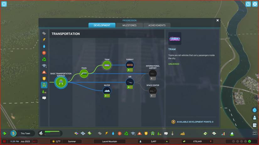 Cities Skylines 2 Tram Development