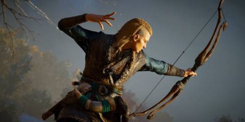 Lady Eivor Puts the Bow Active Skill to the Test Assassin's Creed Valhalla