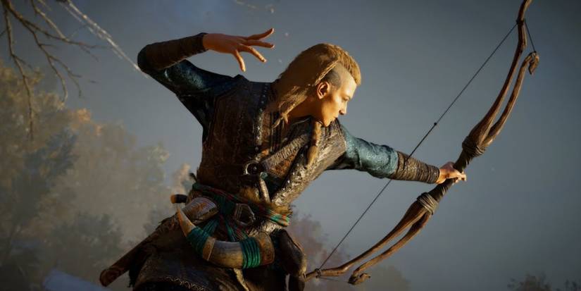 Lady Eivor Puts the Bow Active Skill to the Test Assassin's Creed Valhalla