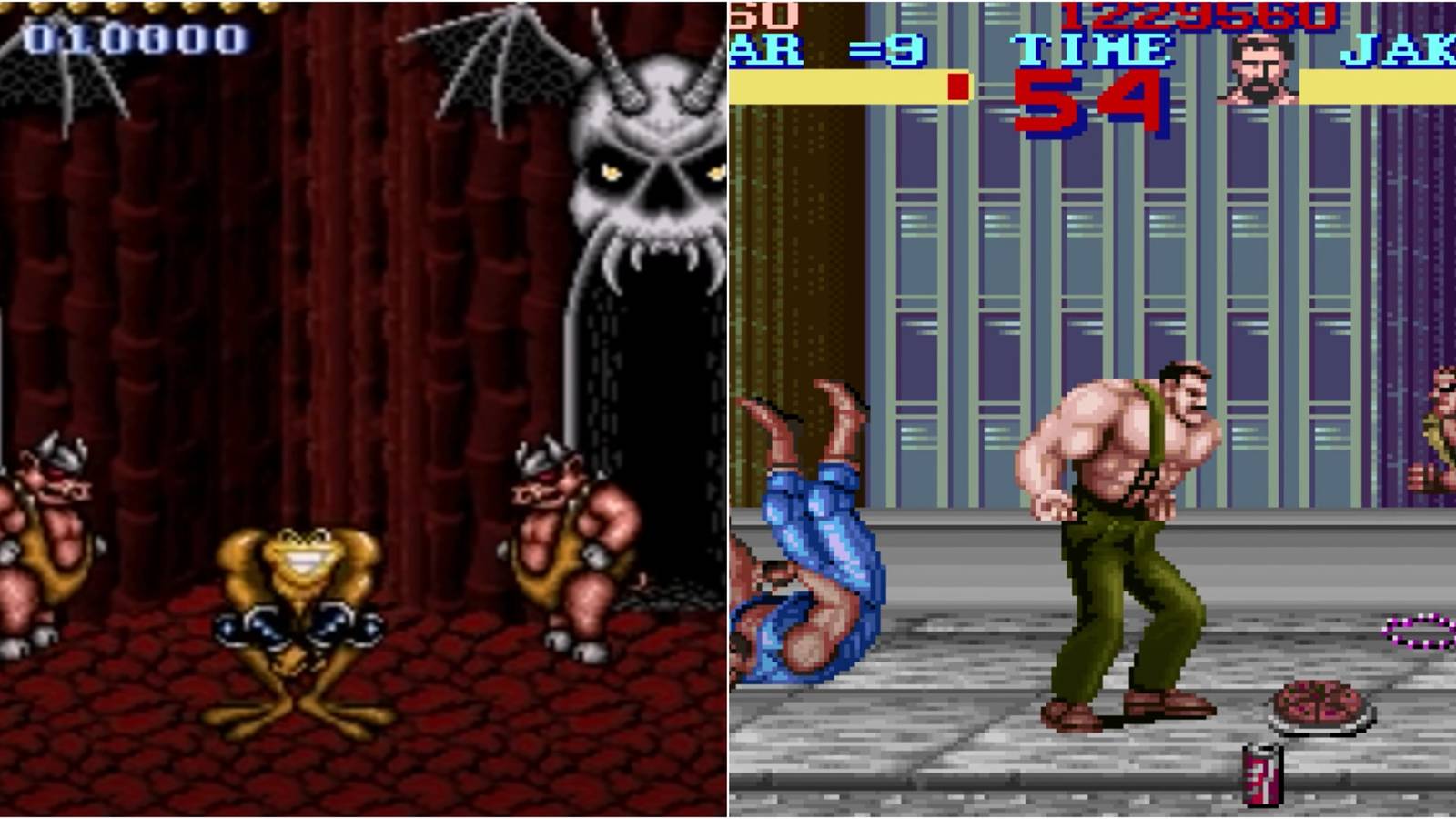 Battletoads In Battlemaniacs And Final Fight