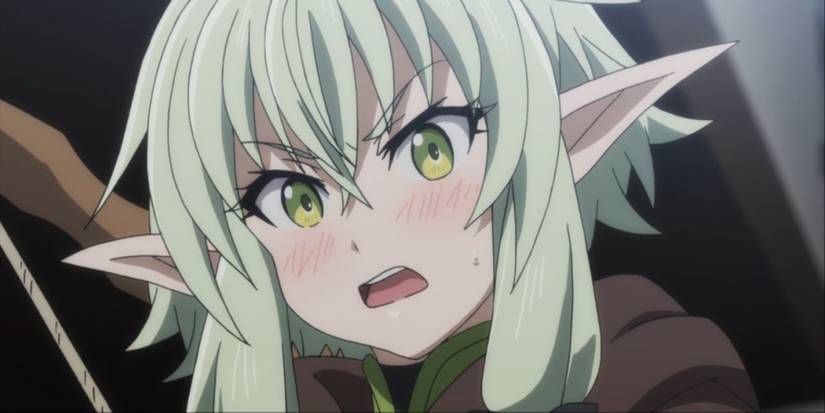 High Elf Archer Getting Embarrassed In Goblin Slayer