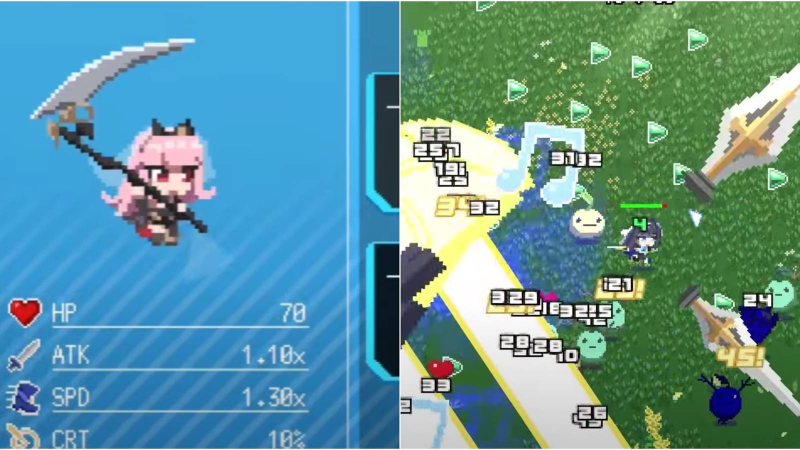 More With Her Scythe