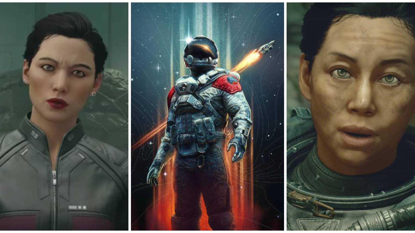 Starfield NPCs with character