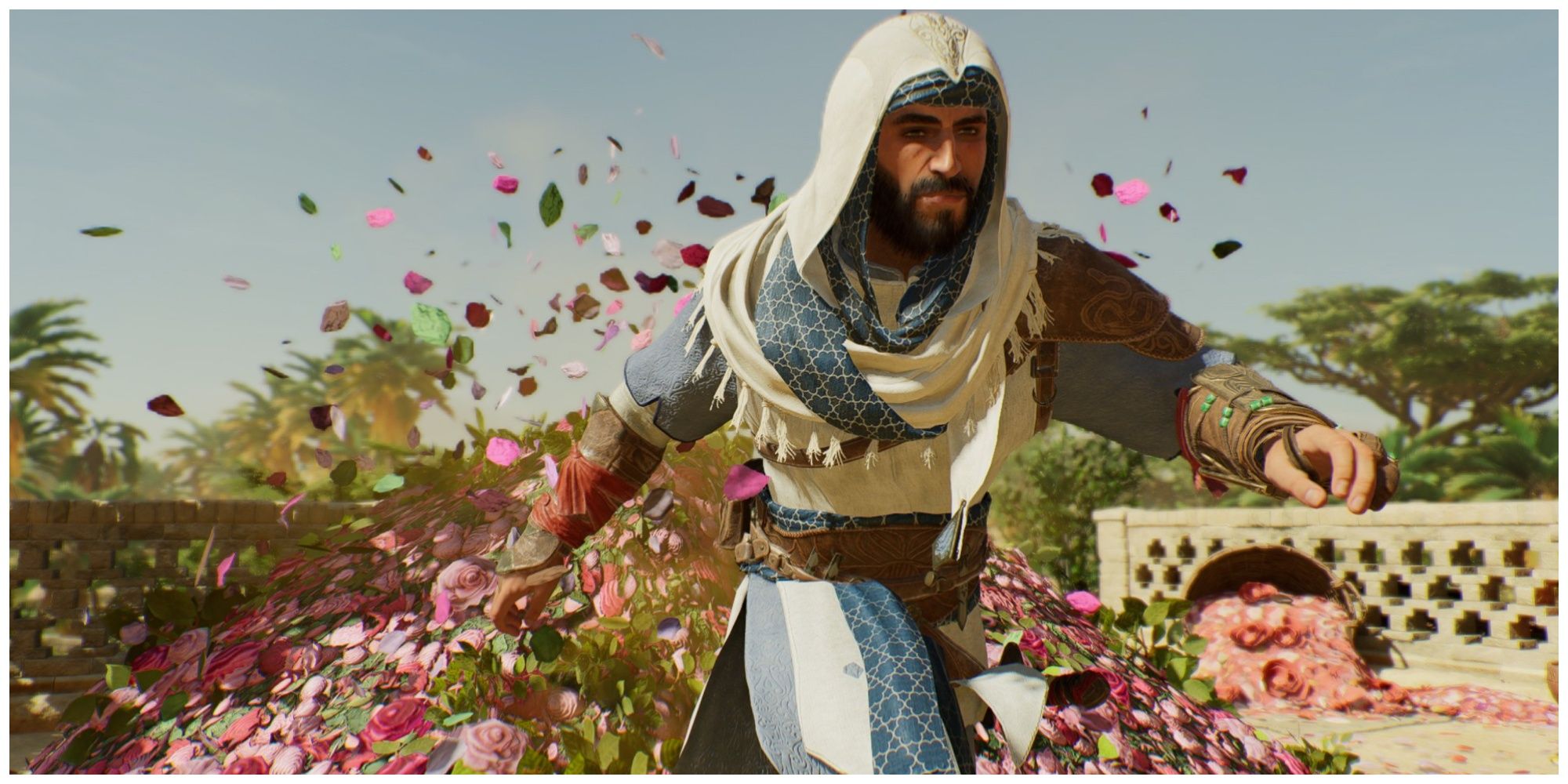 Assassin's Creed Mirage Basim hiding