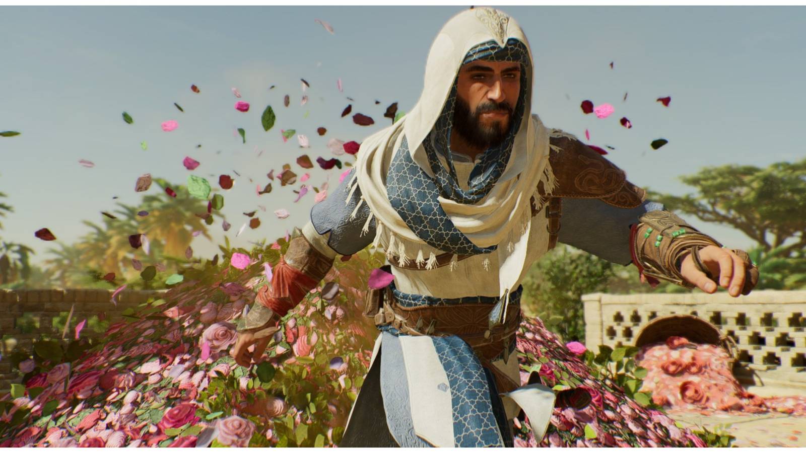 Assassin's Creed Mirage Basim hiding