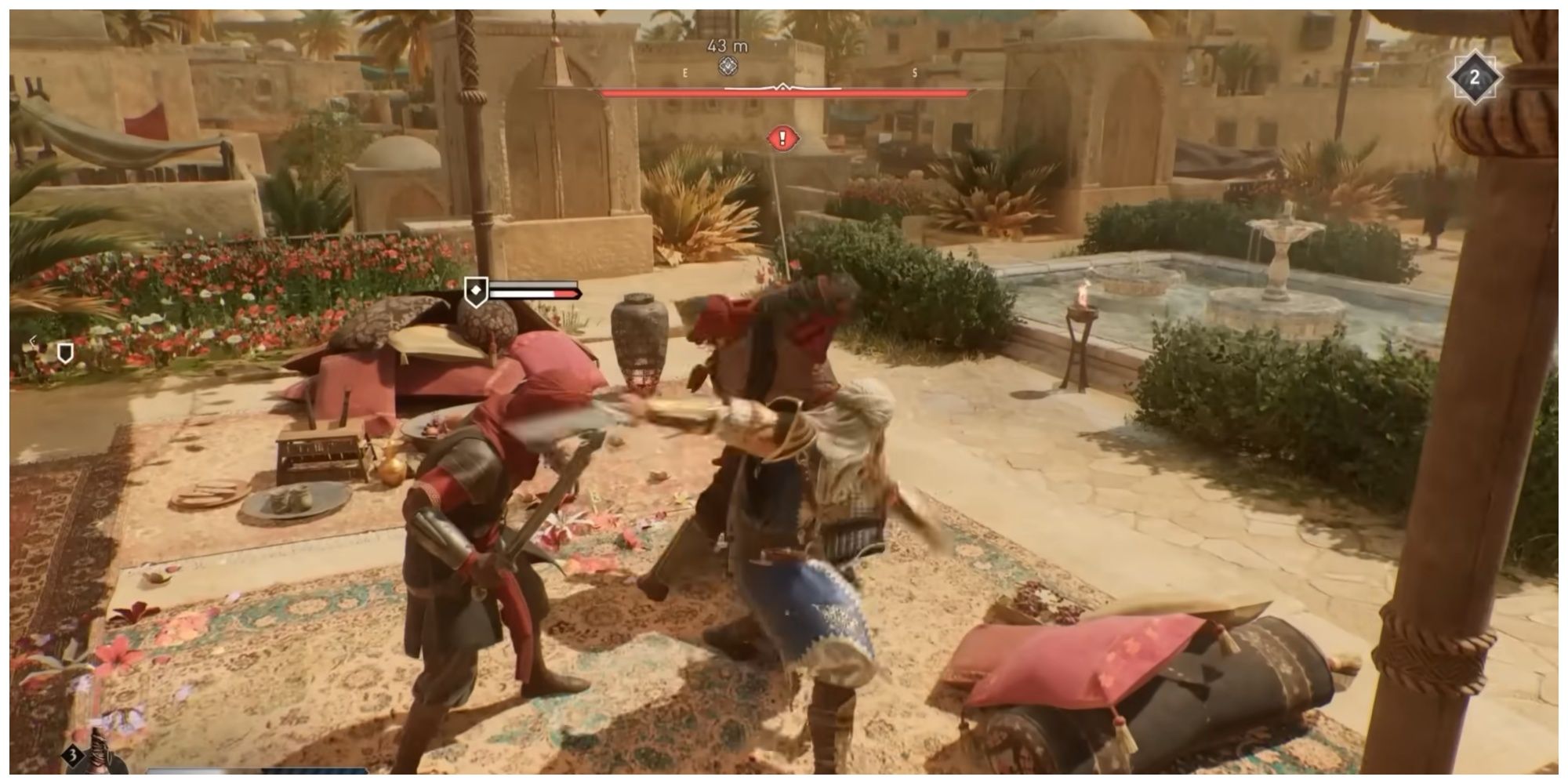 Defeating armored enemies in Assassin's Creed Mirage