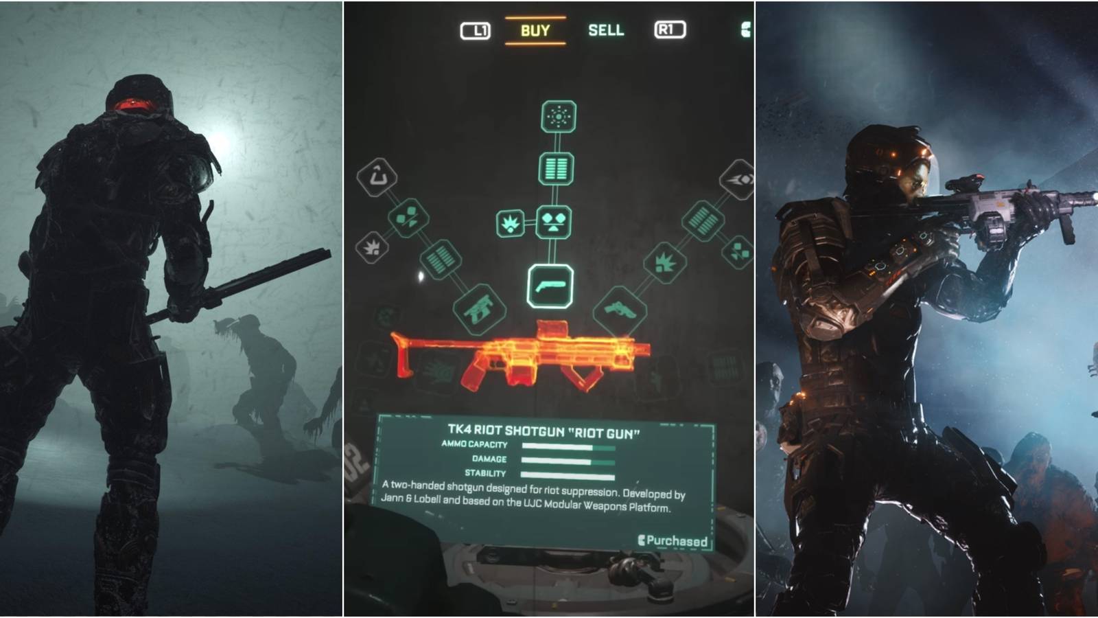 Jacob Using Stun Baton And Assault Rifle Callisto Protocol