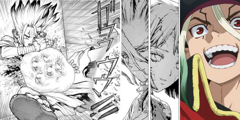 Dr Stone Manga Shots